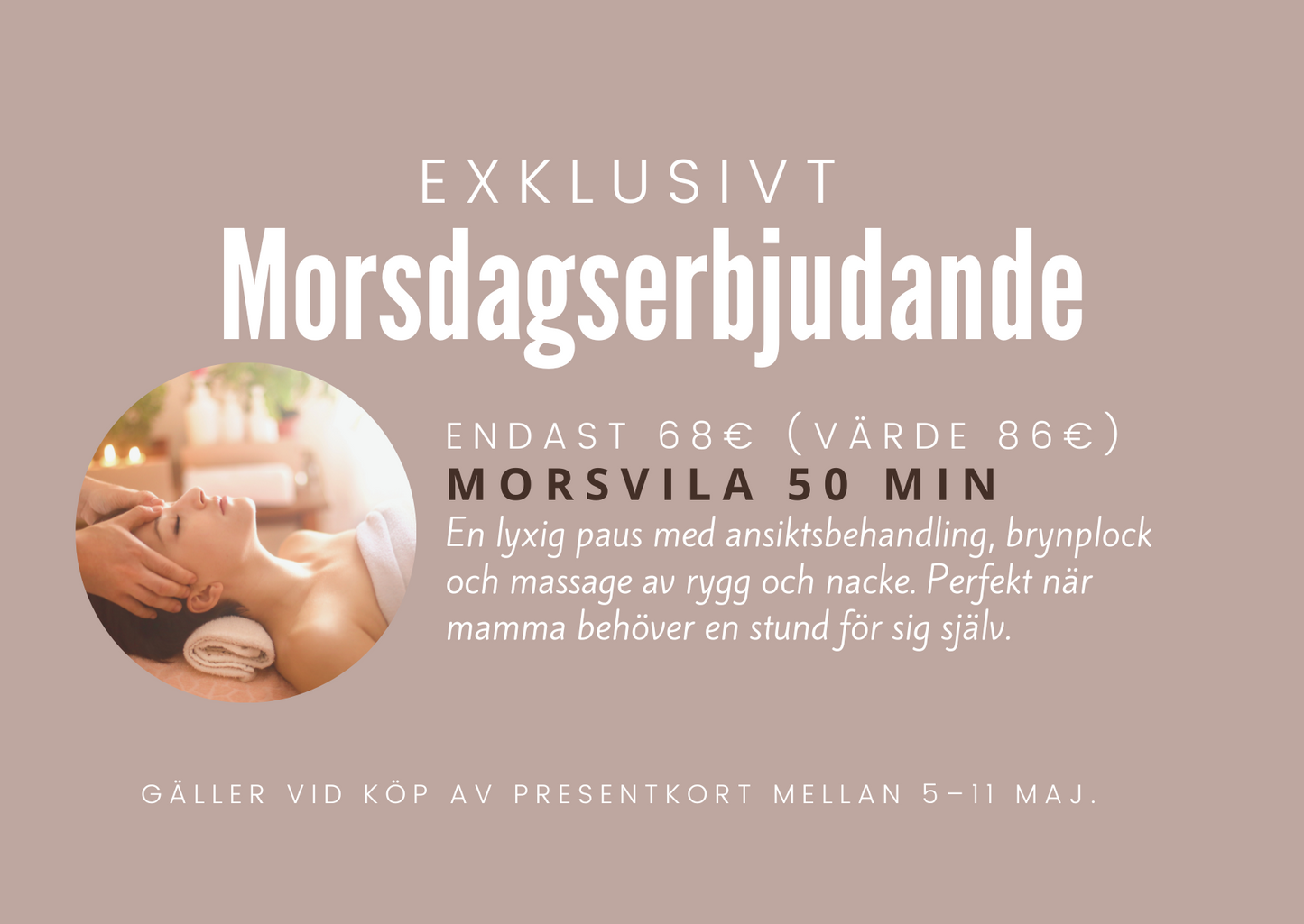 Äitienpäivän ainutlaatuiset tarjoukset