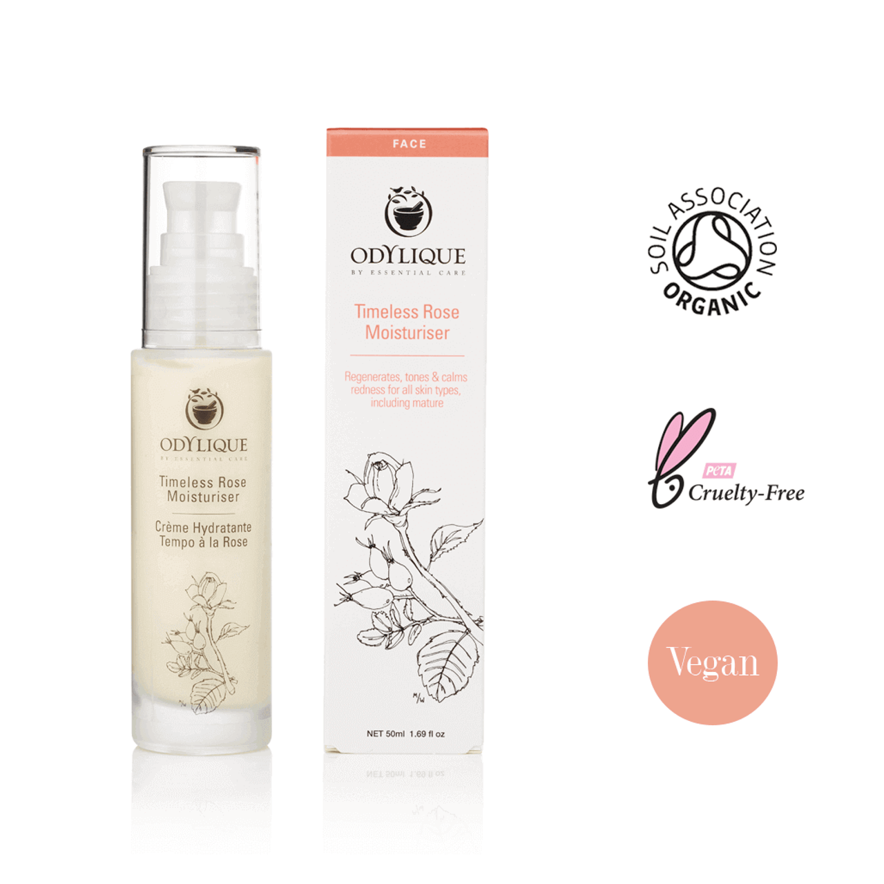 Odylique Timeless Rose -kosteusvoide