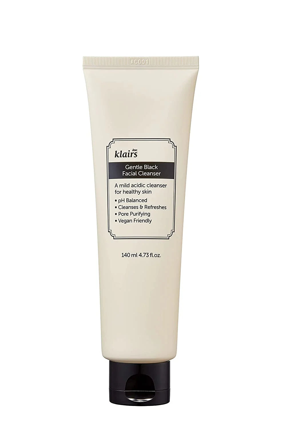 Gentle Black Facial Cleanser 140ml