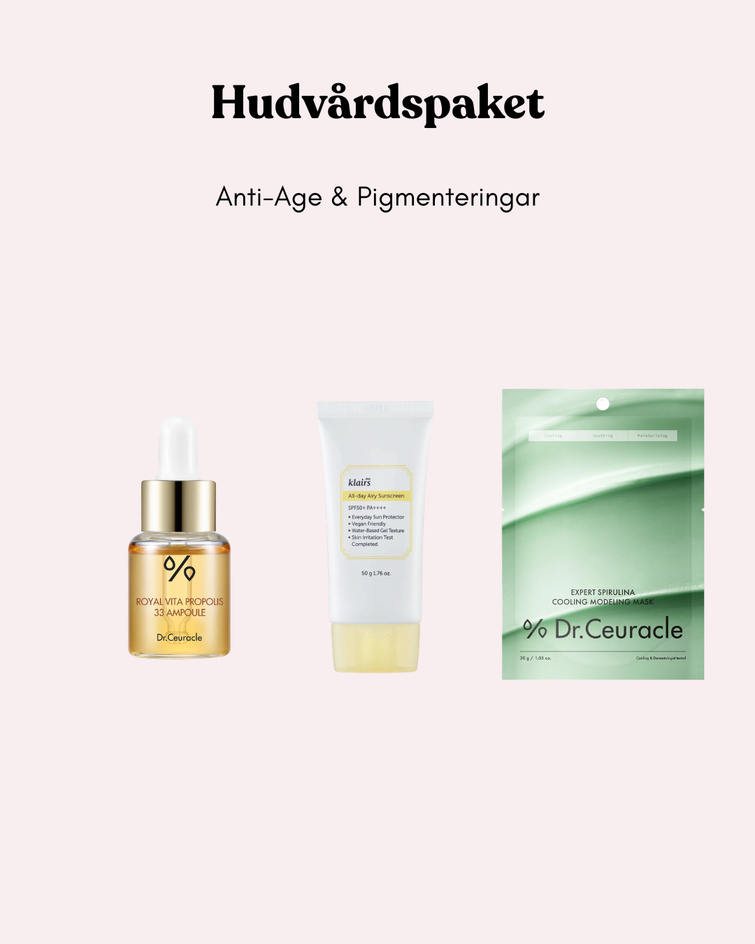 Hudvårdspaket - Anti-age & Pigmenteringar