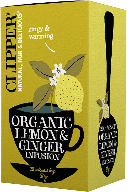Clipper Organic Lemon & Ginger Tea