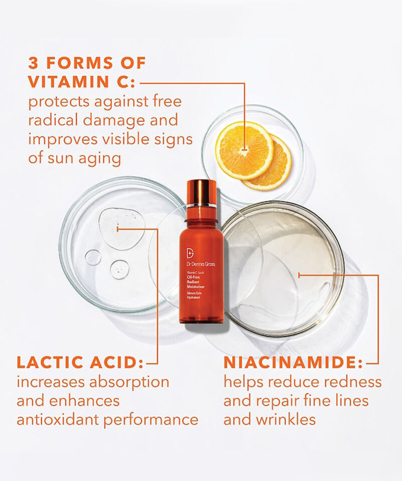 Dr Dennis Gross Vitamin C + Lactic Oil-Free Radiant Moisturizer
