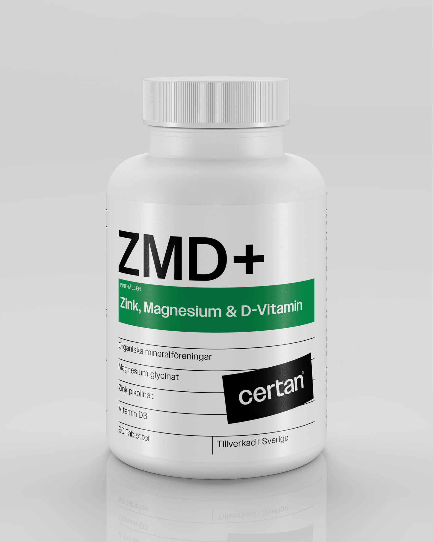 Certan ZMD+ Zinc, Magnesium & Vitamin D