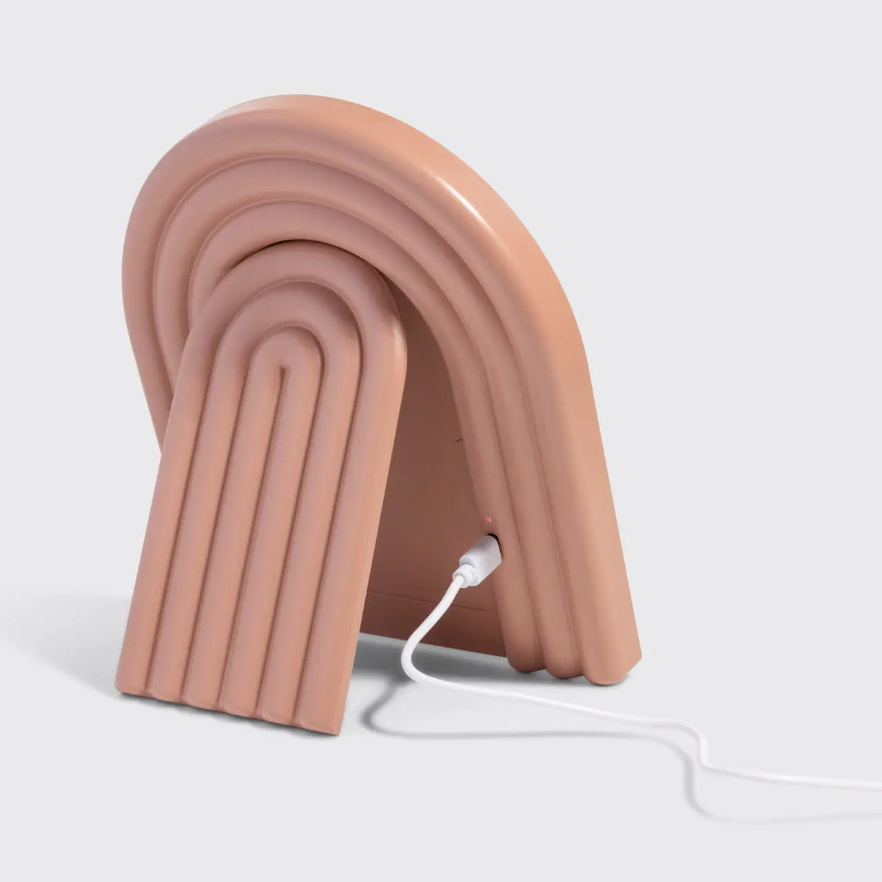 Kitsch LED Desk Mirror Terracotta