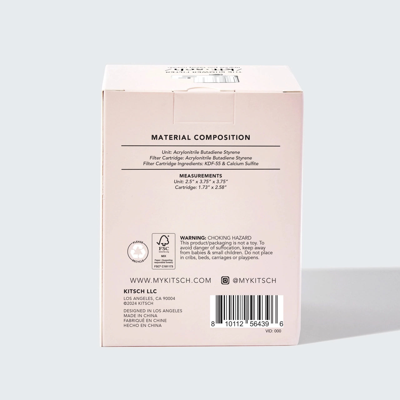 Kitsch suihkusuodatin - kromi