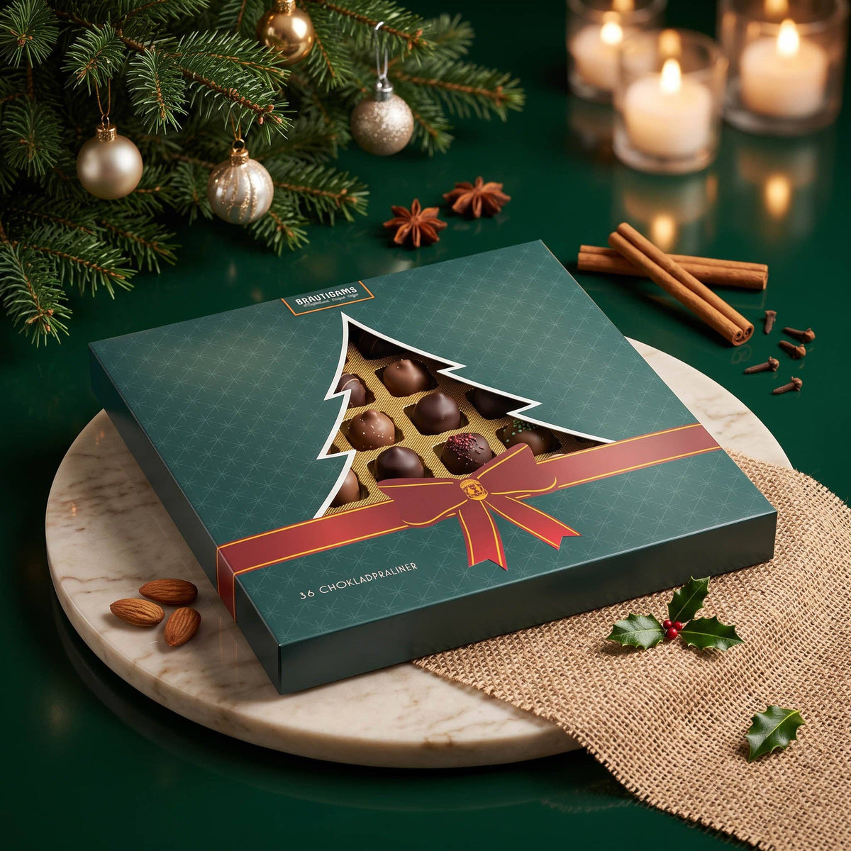 Bräutigams Chokladpraliner Jul (36 bitar)