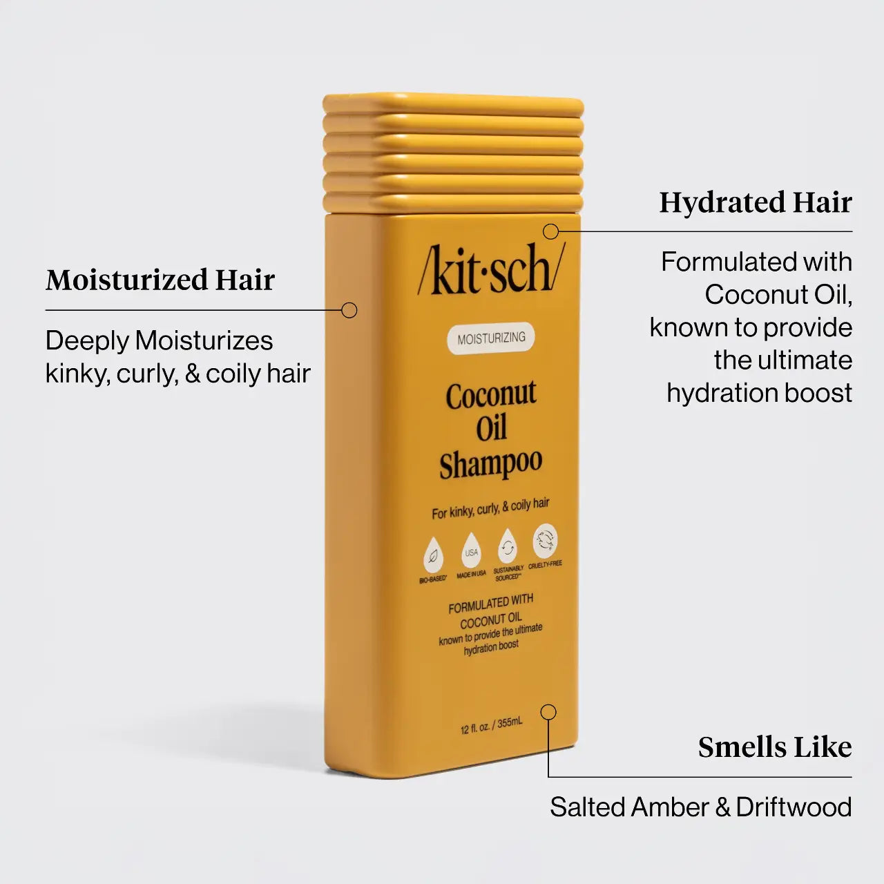 Kitsch Moisturizing Coconut Oil Shampoo