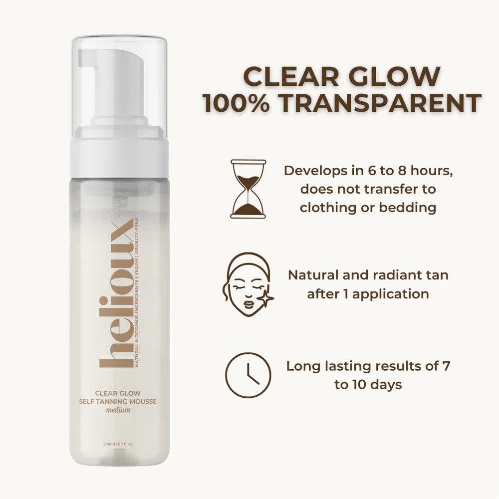 Helioux Beauty Self Tanner Mousse Transparent