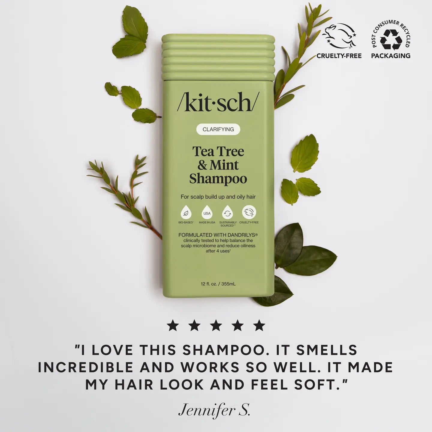 Kitsch Clarifying Tea Tree & Mint Shampoo