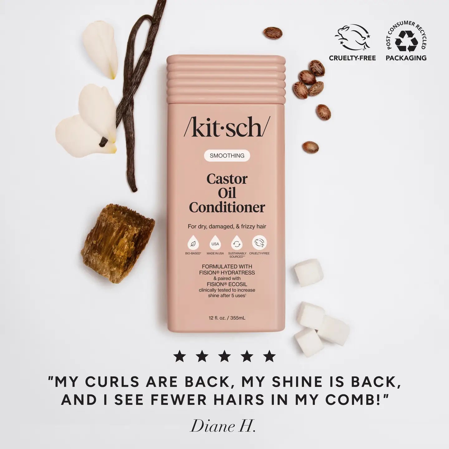 Kitsch Smoothing Castor Oil Conditioner