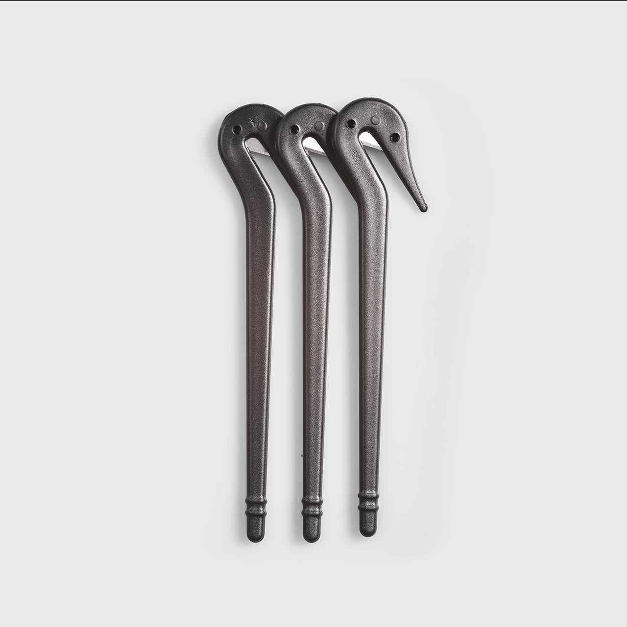 Kitsch Eco-Friendly Elastic Cutters 3pc Set - Black