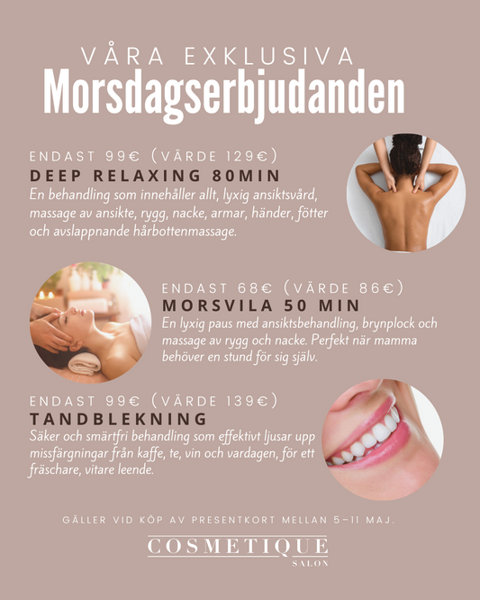 Äitienpäivän ainutlaatuiset tarjoukset