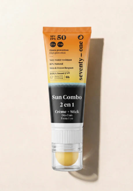 Seventyone Sun Combo SPF50+ Sunscreen 2-in-1 Face & Lip Stick