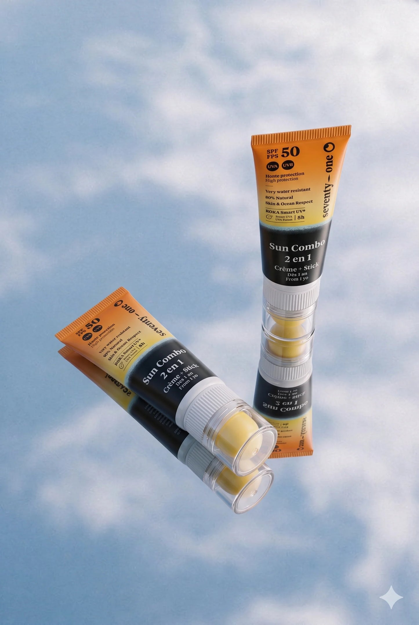 Seventyone Sun Combo SPF50+ Sunscreen 2-in-1 Face & Lip Stick