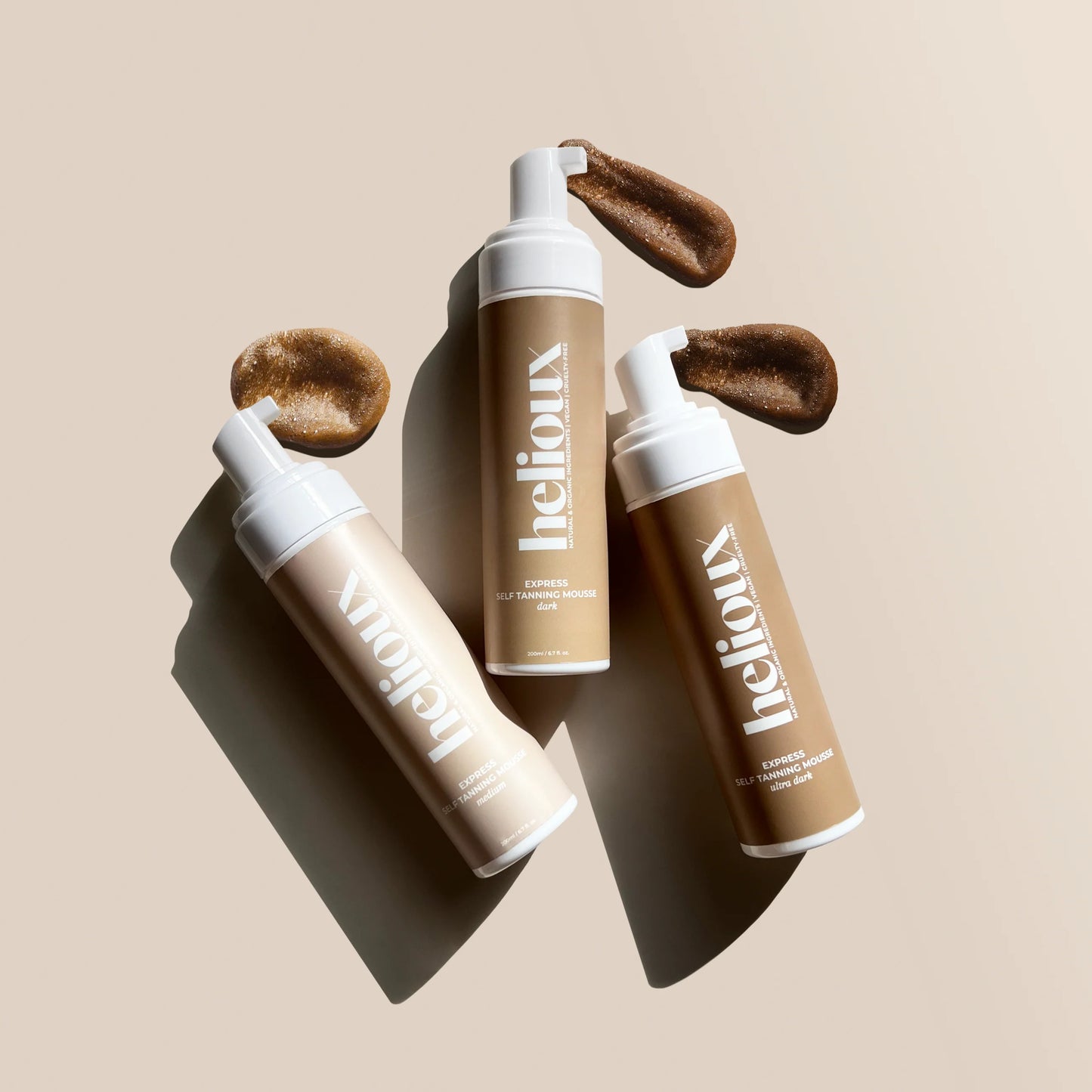 Helioux Beauty 1-3 hours Express Self Tan Mousse