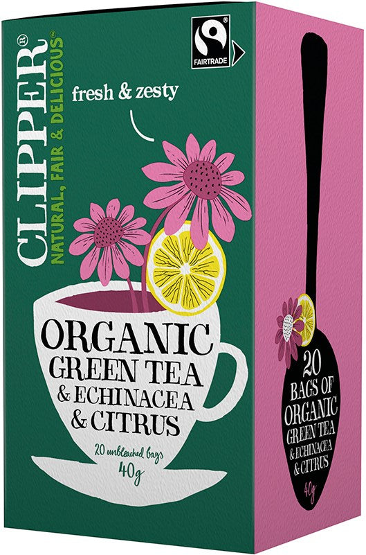 Clipper Organic Green tea, Echinacea & Citrus