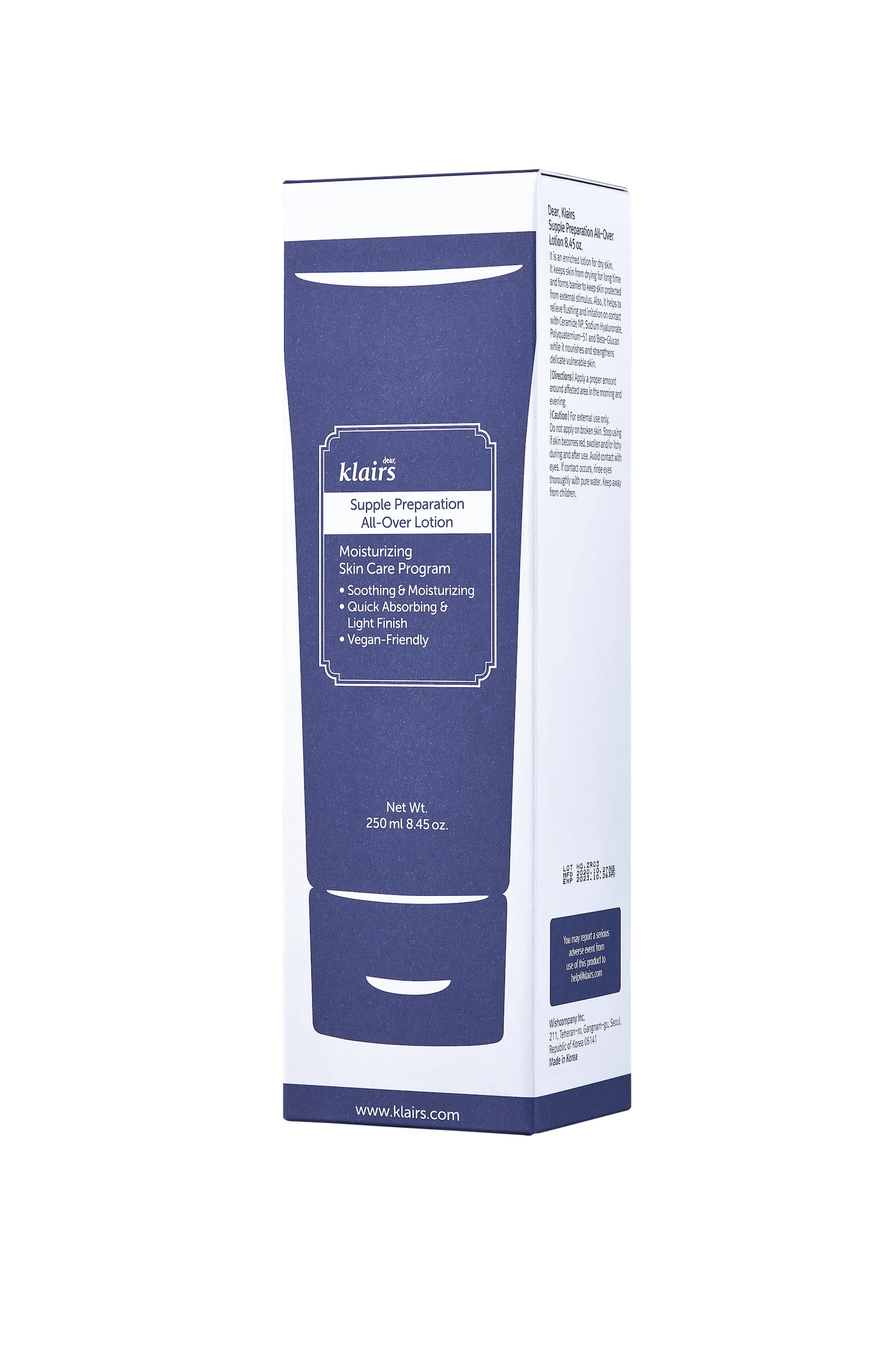 Klairs Supple Preparation All-Over Lotion 250ml