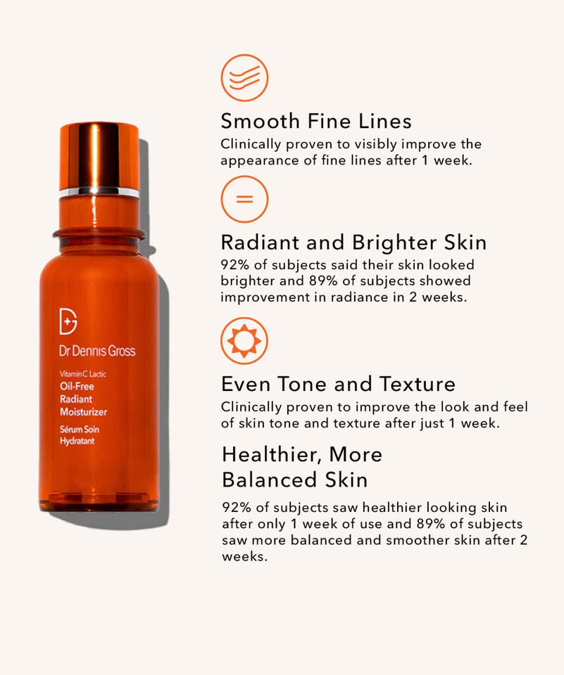 Dr Dennis Gross Vitamin C + Lactic Oil-Free Radiant Moisturizer