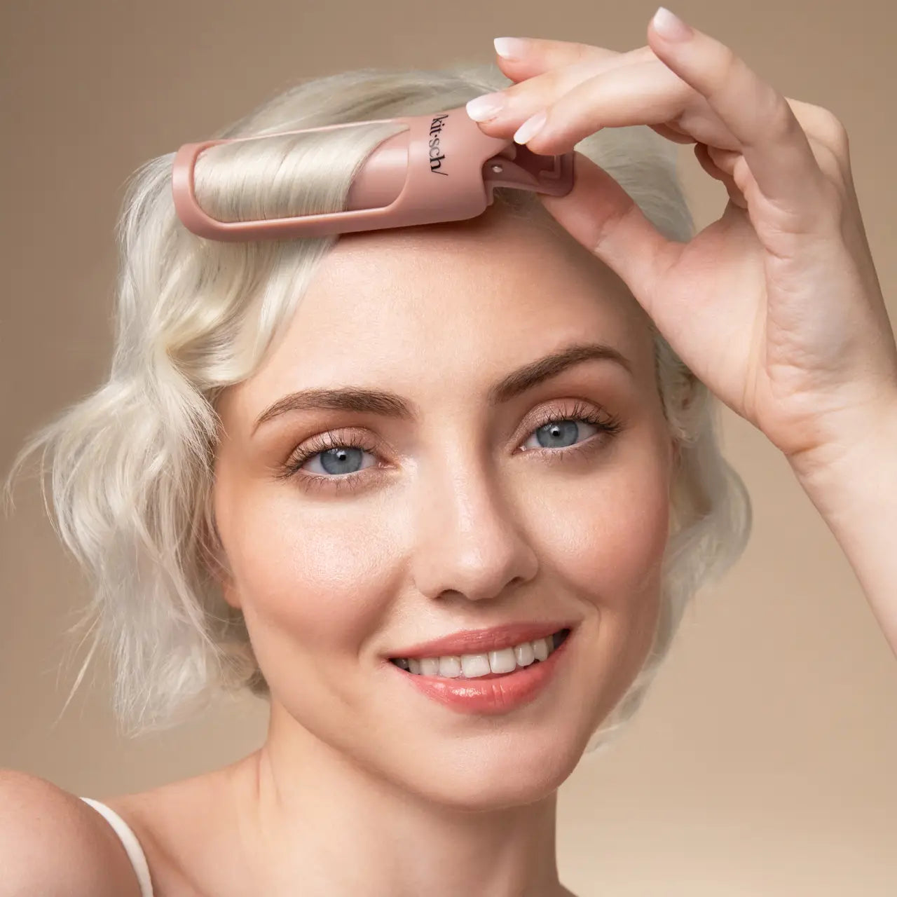Kitsch Hair Volumizing Clip 2pc Set - Terracotta