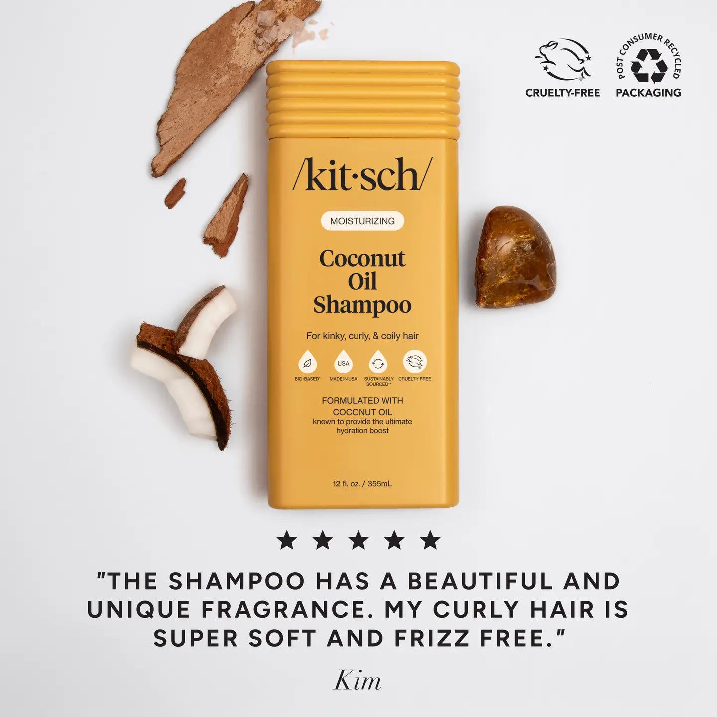 Kitsch Moisturizing Coconut Oil Shampoo