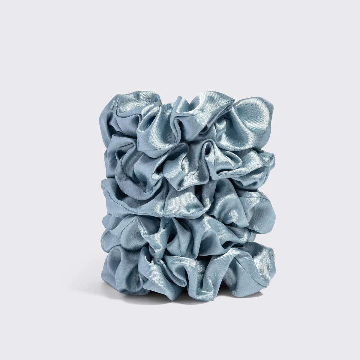 Kitsch Satin Sleep Scrunchies 5pc Set - Haze Blue