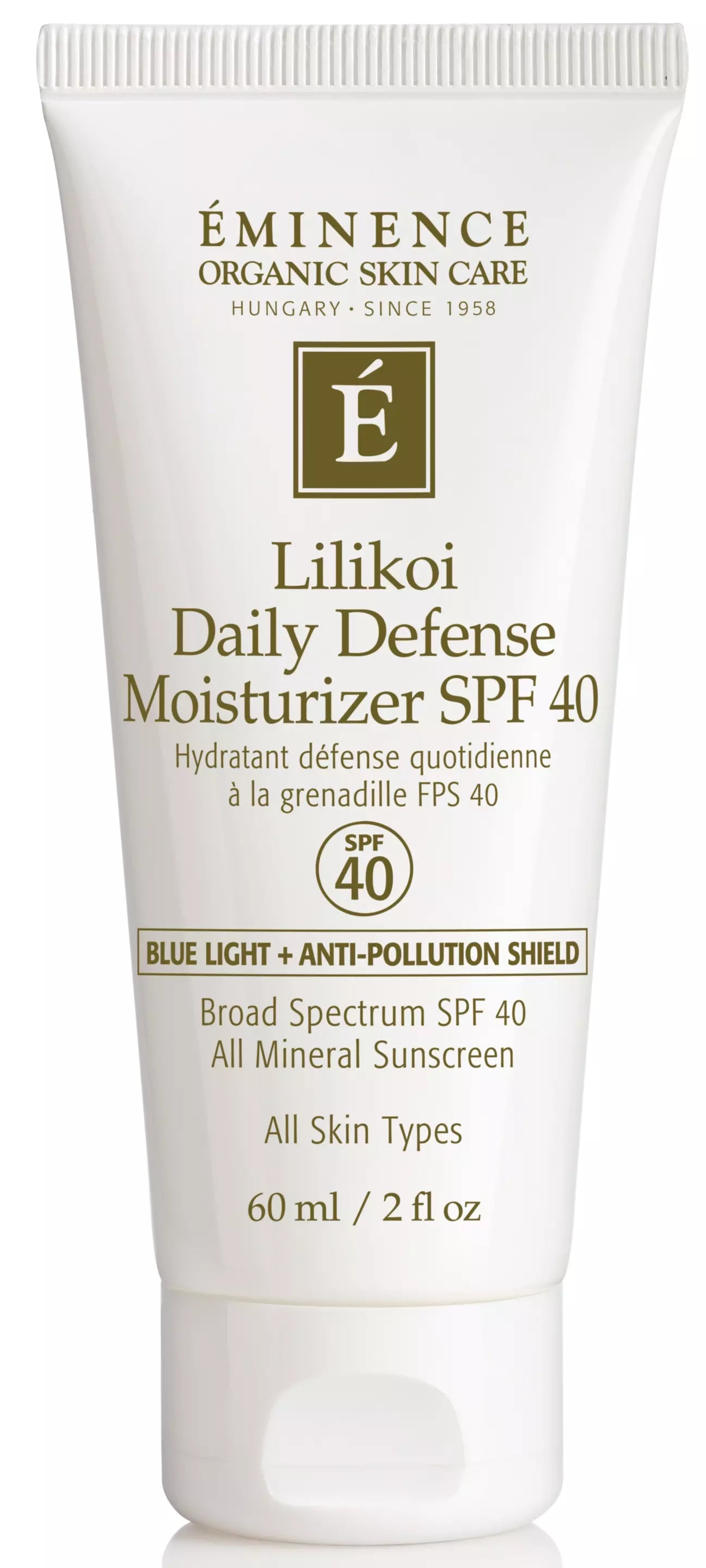 Eminence Lilikoi Daily Defense Moisturizer SPF40 60 ml