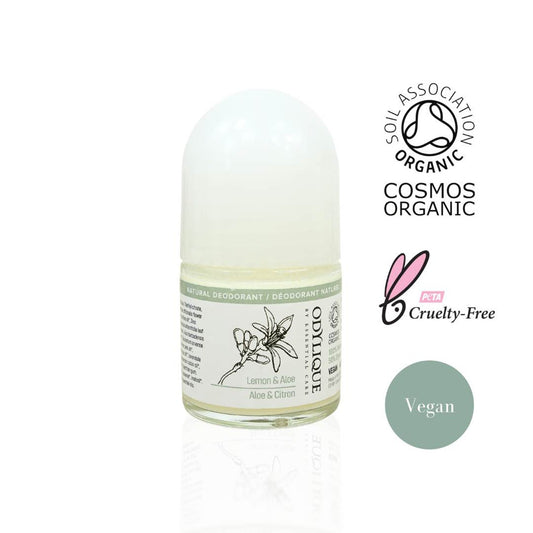 Odylique Natural Deodorant Roll-on Lemon & Aloe