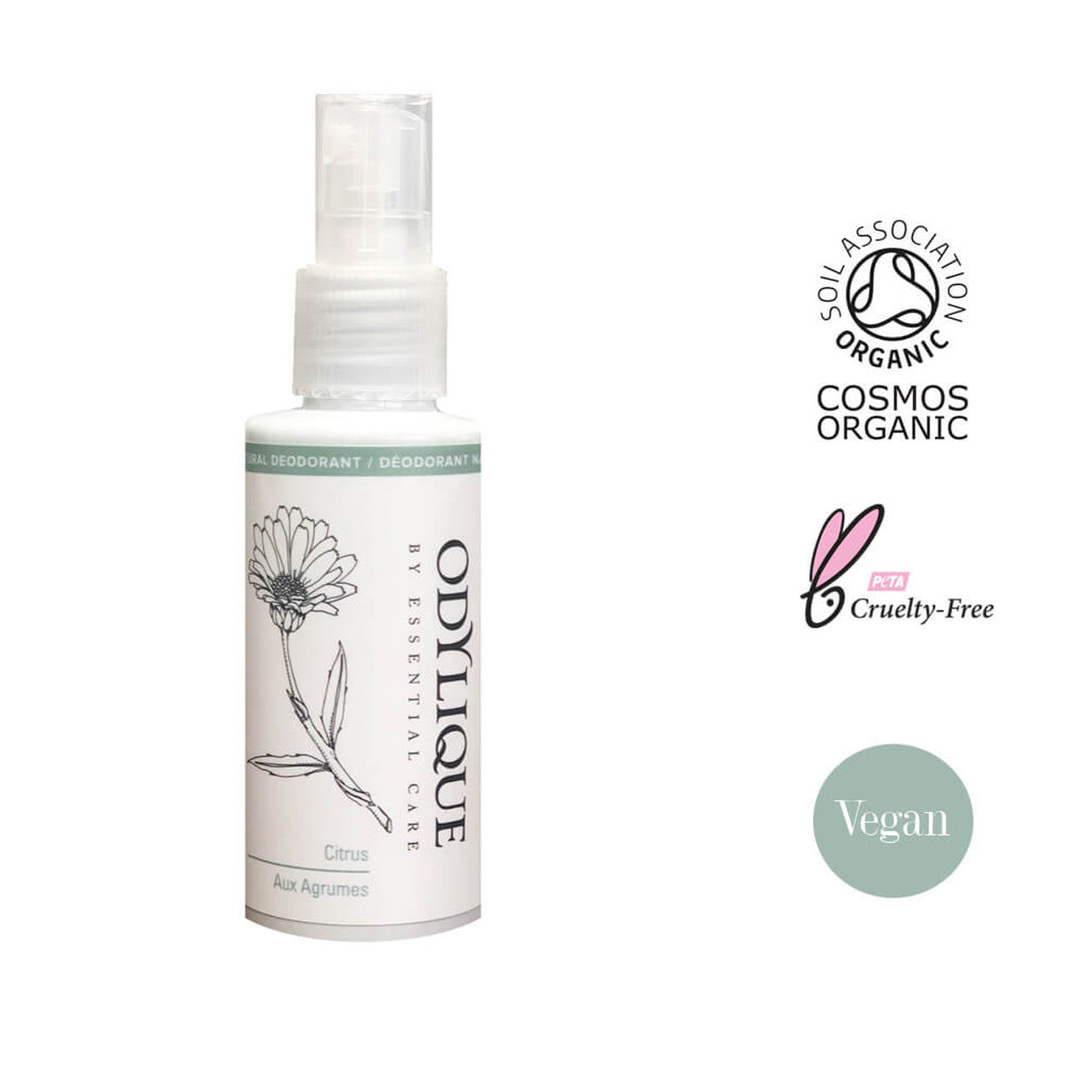 Odylique Natural Deodorant Spray Citrus